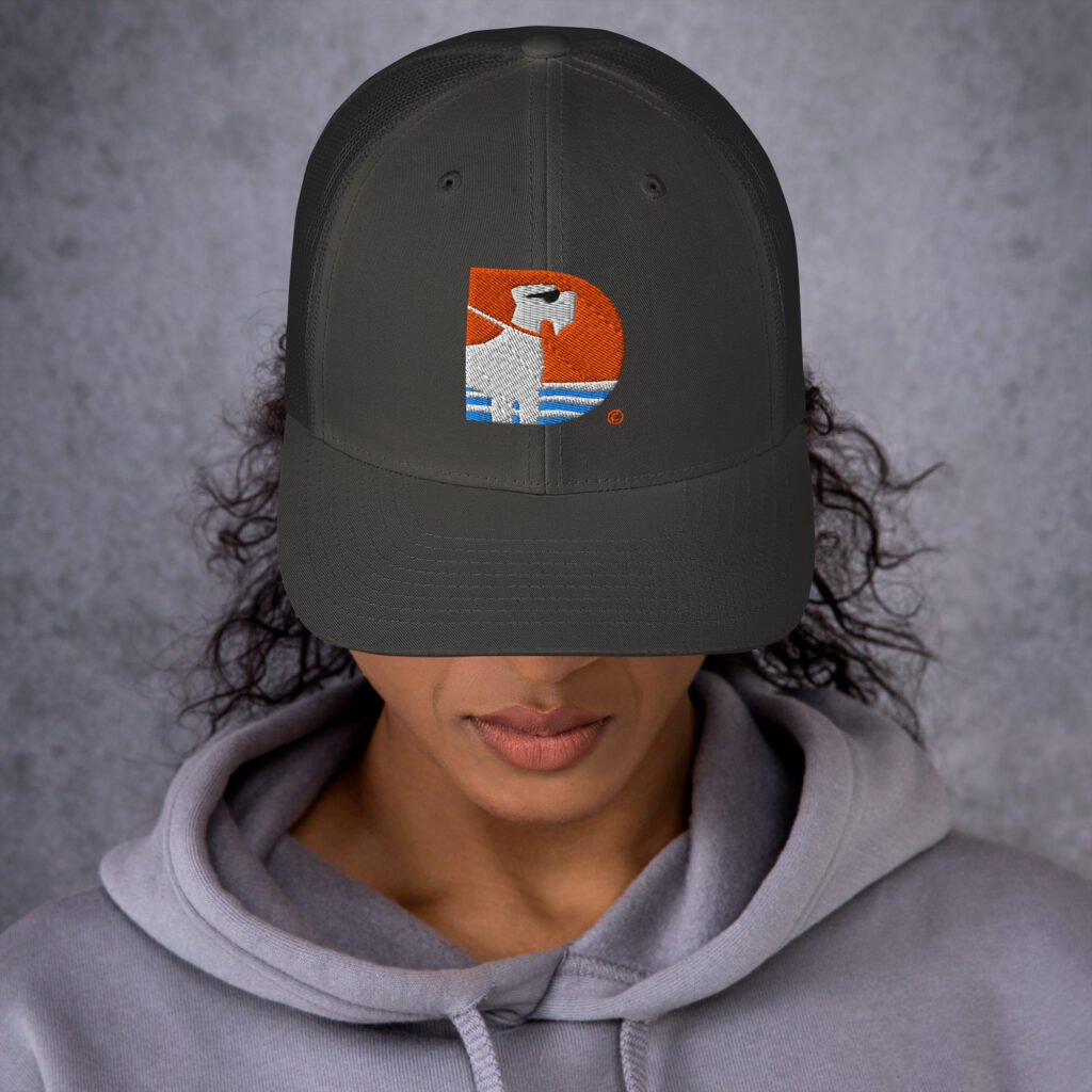 Labrador Retriever Doog Walker Icon Trucker Cap