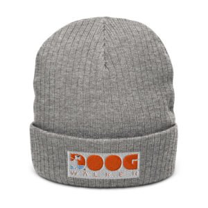Schnauzer Ribbed Knit Beanie