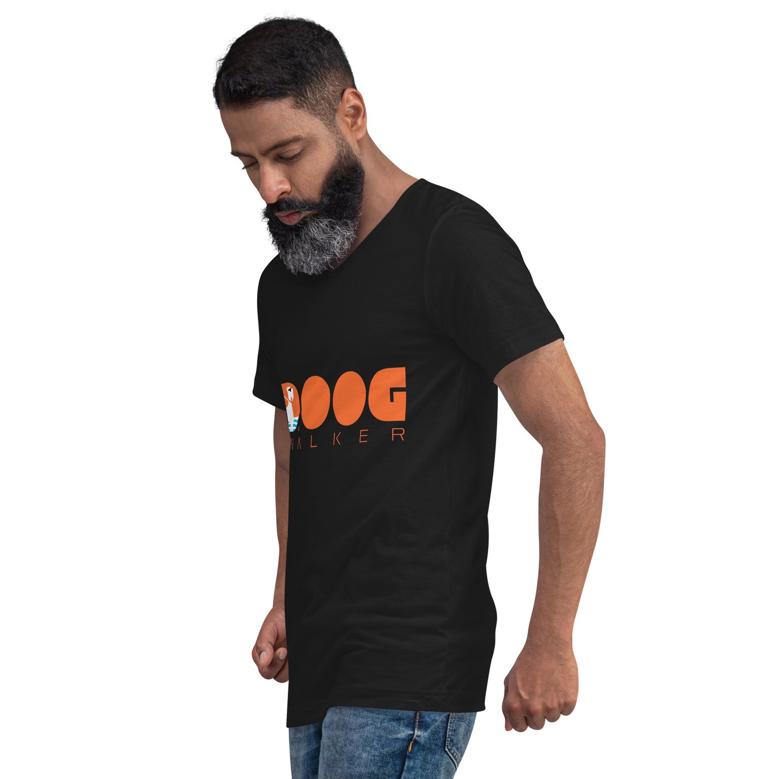 Doberman V-Neck T-Shirt - Image 7