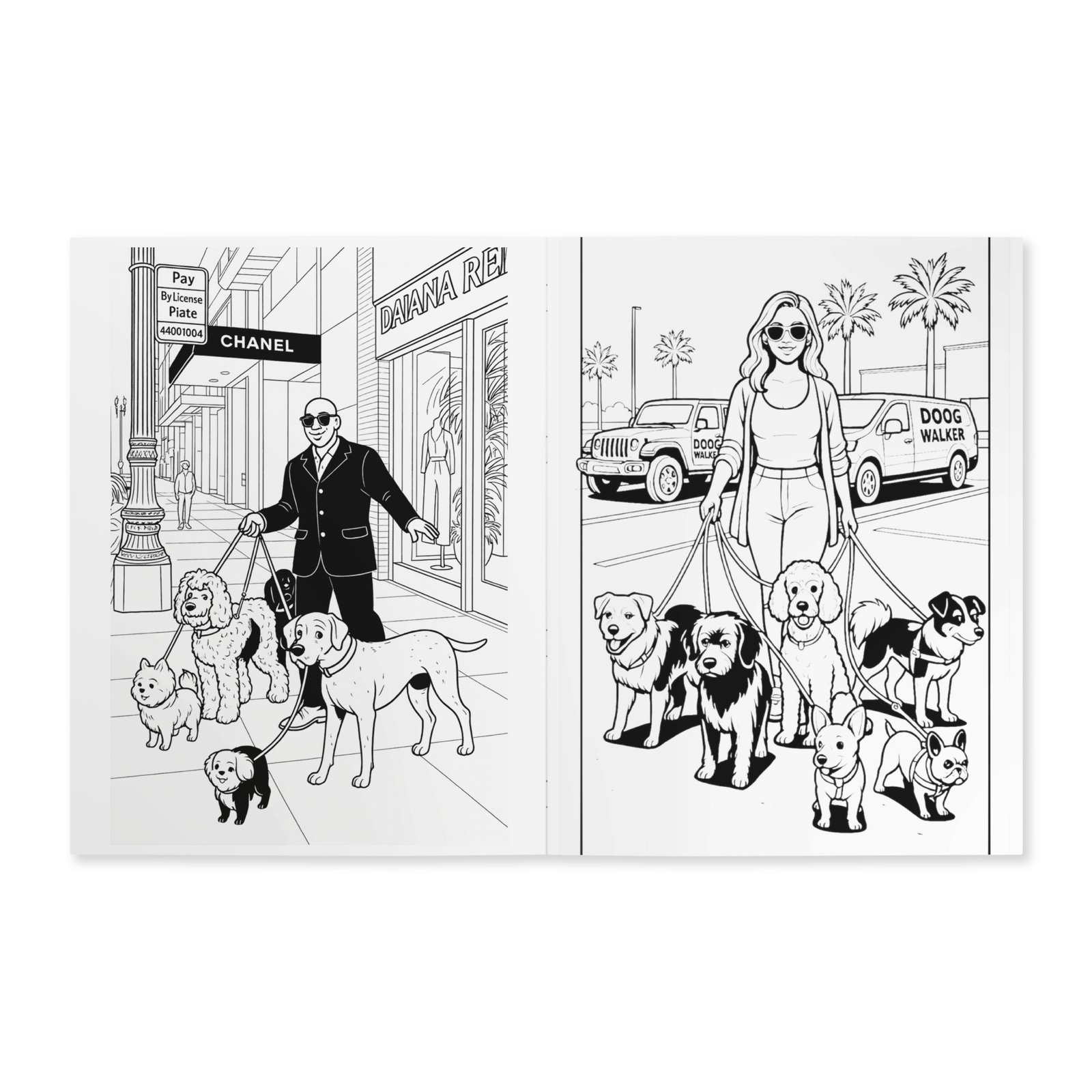 'Yoga' The Giant Schnauzer Coloring Book - Image 3